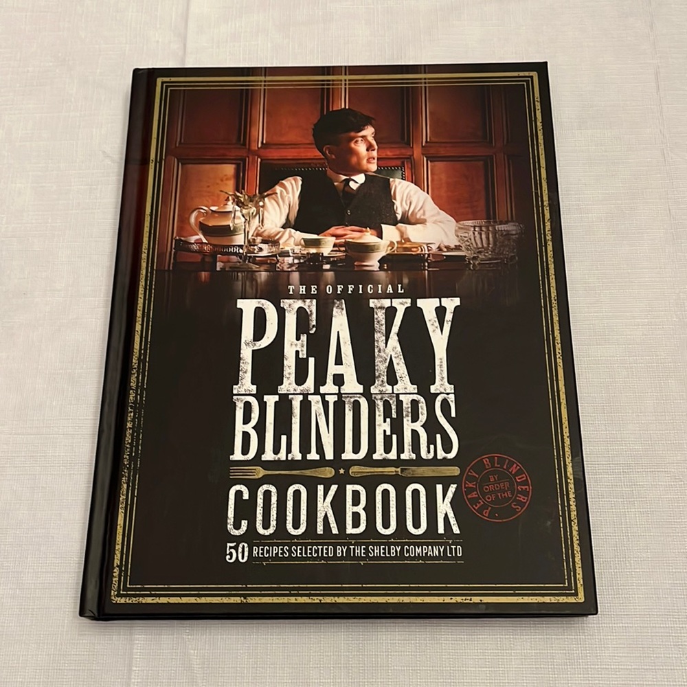 PEAKY BLINDERS COOKBOOK NWOT